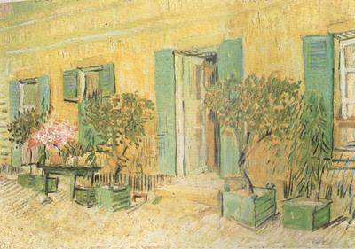 Vincent Van Gogh Exterio of a Restaurant at Asnieres (nn04) Spain oil painting art